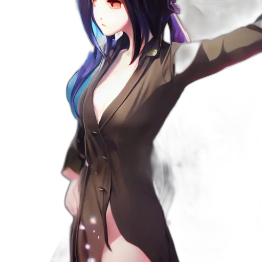 dress, staff, jacket, weapon transparent PNG cut-out
