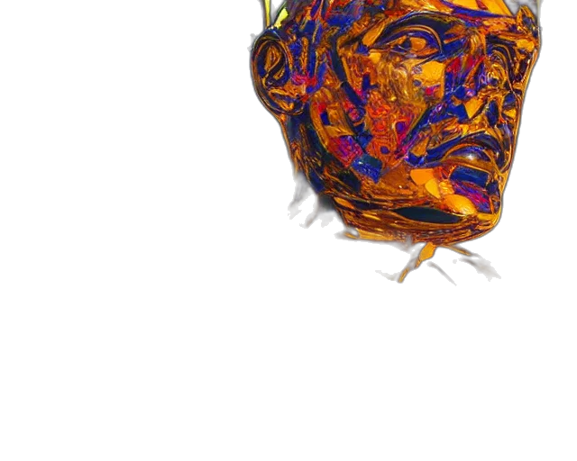 mask, face, crown, robot, 3d render, photorealistic, concept art, watercolor transparent PNG cut-out