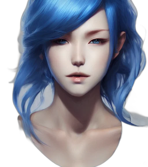 face, robot, mask, hair transparent PNG cut-out