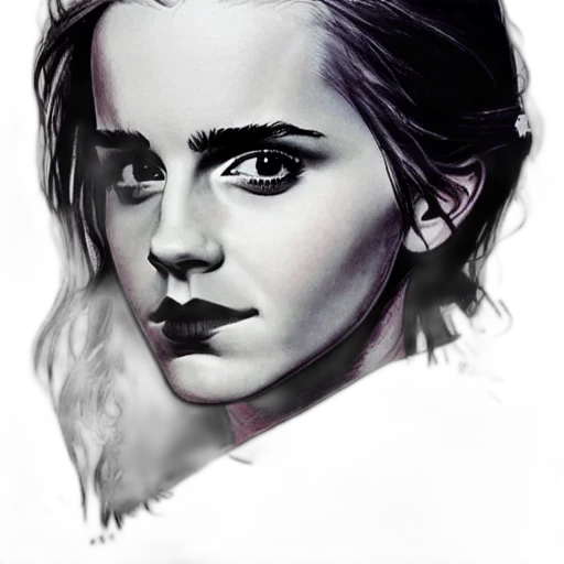 face, crown, photorealistic, watercolor, pencil sketch, fantasy art, neon lights, dark transparent PNG cut-out