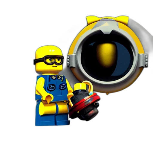 robot, staff, weapon, jewelry, 3d render, concept art, pixel art, cartoon transparent PNG cut-out