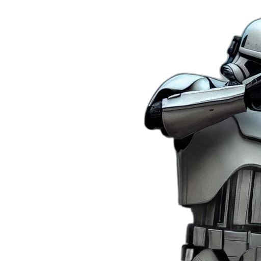 robot, 3d render, concept art, extremely, long, shot, imperial, stormtrooper transparent PNG cut-out