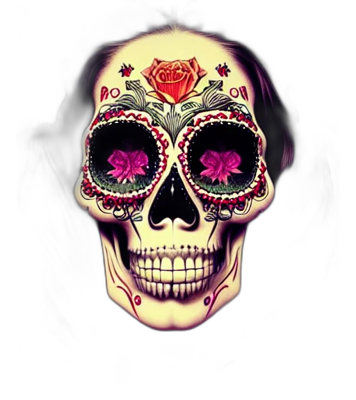 mask, face, flower, jewelry transparent PNG cut-out