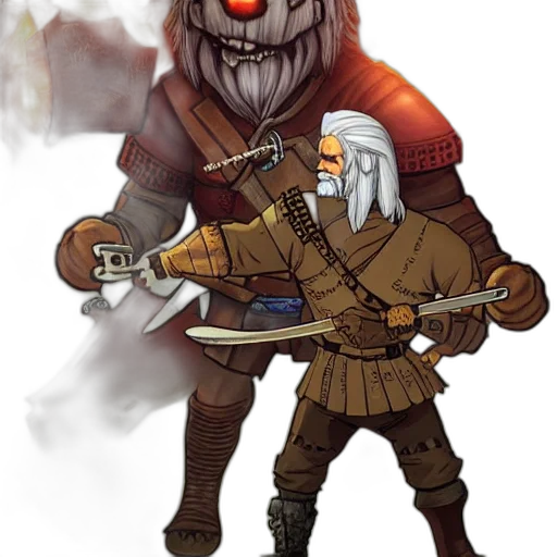 staff, mask, creature, concept art transparent PNG cut-out