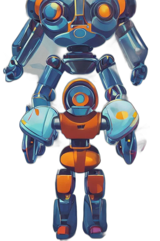 robot, weapon, creature, staff transparent PNG cut-out