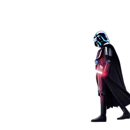 robot, mask, staff, sword transparent PNG cut-out
