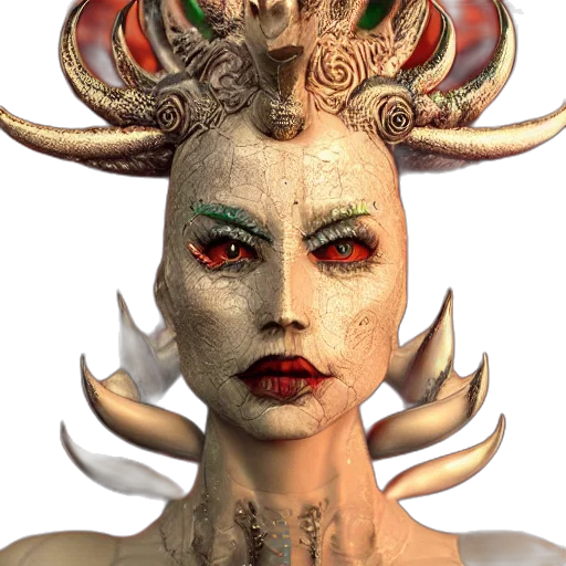 mask, face, crown, dragon transparent PNG cut-out