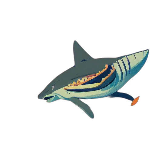 animal, creature, weapon, concept art, pixel art, 3d render, watercolor, underwater transparent PNG cut-out