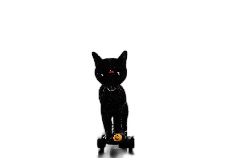 staff, animal, jewelry, creature, 3d render, pixel art, concept art, cat transparent PNG cut-out