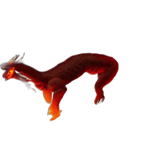 dragon, animal, creature, staff, 3d render, concept art, photorealistic, fantasy art transparent PNG cut-out