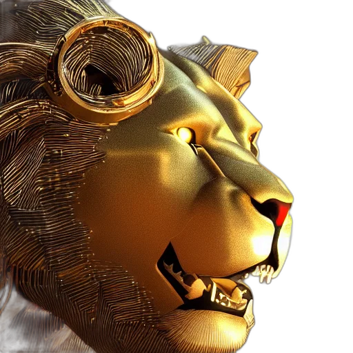 mask, crown, jewelry, 3d render transparent PNG cut-out