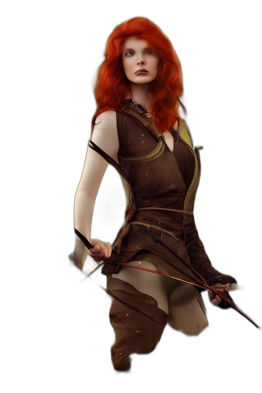 staff, dress, sword, fantasy art transparent PNG cut-out