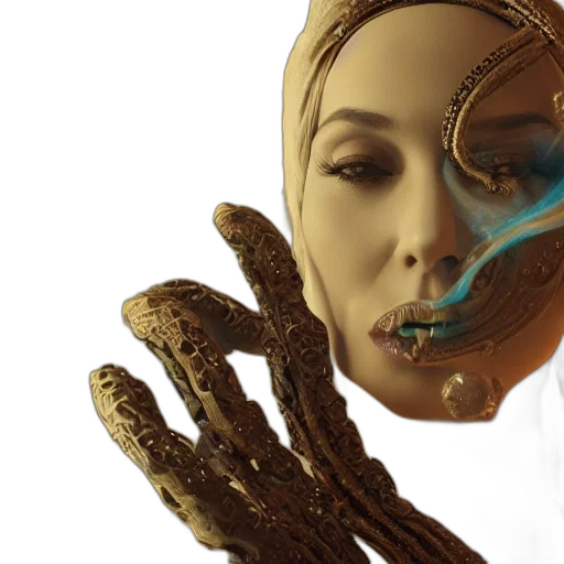 robot, mask, cyberpunk, concept art transparent PNG cut-out