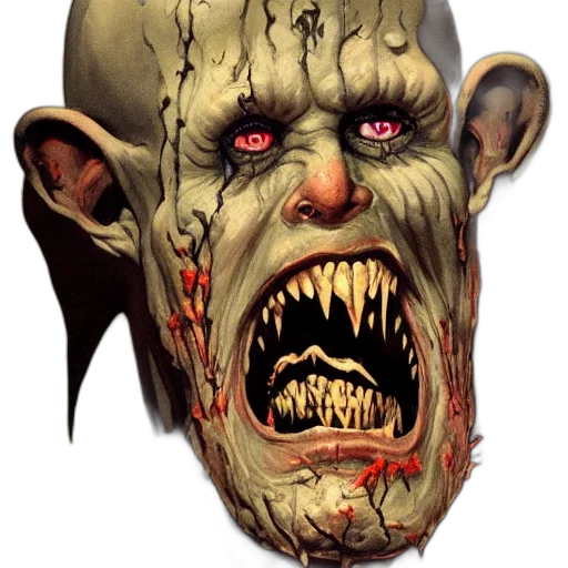 mask, face, creature, staff transparent PNG cut-out