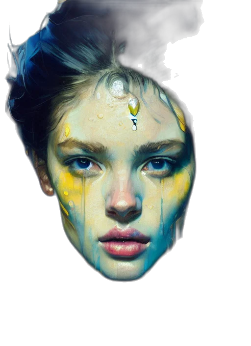 face, crown, mask, jewelry transparent PNG cut-out