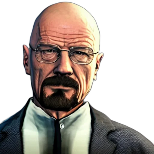 face, staff, jacket, comic book art transparent PNG cut-out