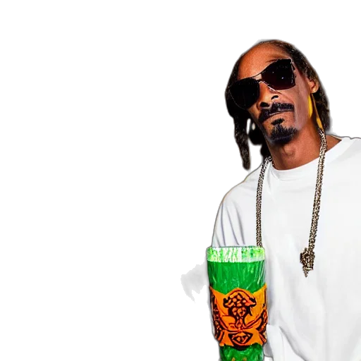 snoop, dogg, trader, vic, bar, holding, tiki, mug transparent PNG cut-out