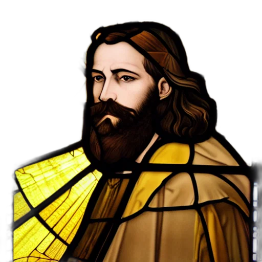 face, pixel art, cartoon, 3d render, photorealistic, golden, stained, glass transparent PNG cut-out