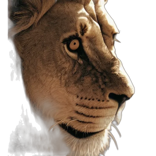 crown, animal, face, mask, photorealistic, oil painting, concept art, watercolor transparent PNG cut-out