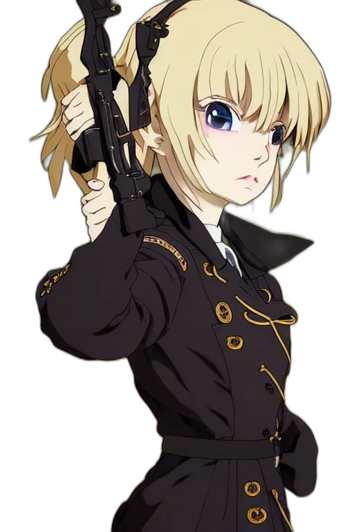 weapon, staff, jacket, sword, anime, cartoon, concept art, pixel art transparent PNG cut-out
