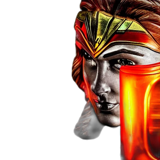 mask, jewelry, face, comic book art, concept art, 3d render, fantasy art, closeup transparent PNG cut-out