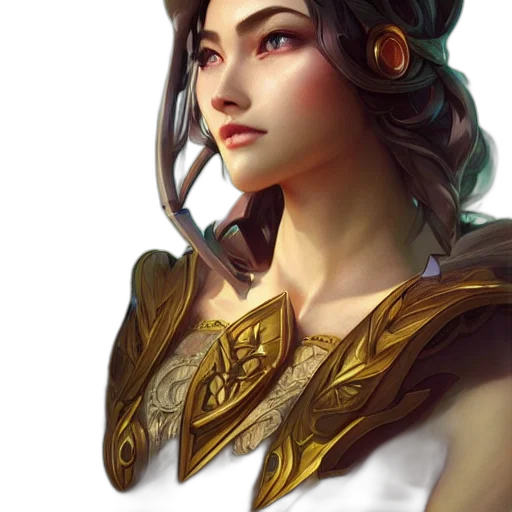 crown, jewelry, face, staff, fantasy art, concept art, photorealistic, oil painting transparent PNG cut-out