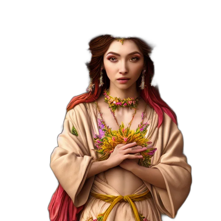 jewelry, crown, staff, dress transparent PNG cut-out