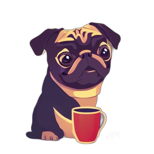 animal, pixel art, 3d render, cartoon transparent PNG cut-out