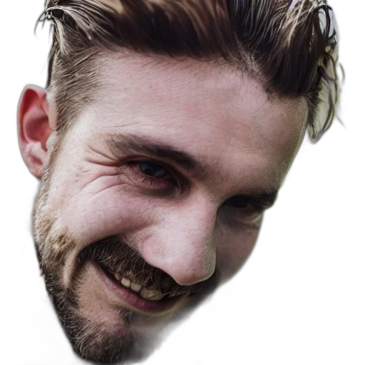 face, mask, creature, hair transparent PNG cut-out