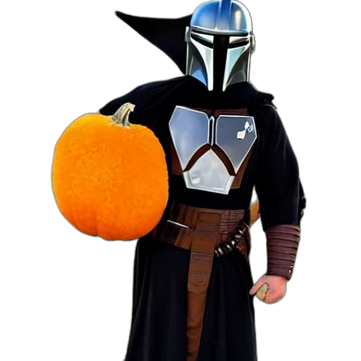 staff, mask, robot, outer space, monochrome, mandalorian, large, stuffed transparent PNG cut-out