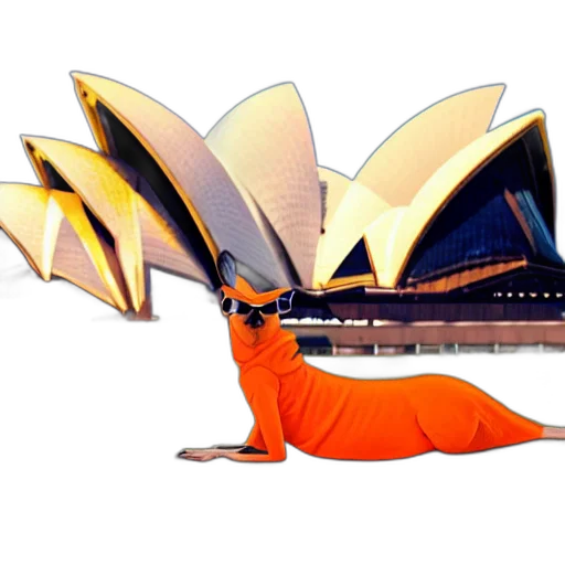 dragon, animal, staff, hat transparent PNG cut-out