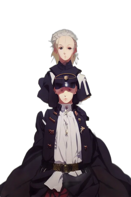 staff, crown, hat, jacket transparent PNG cut-out