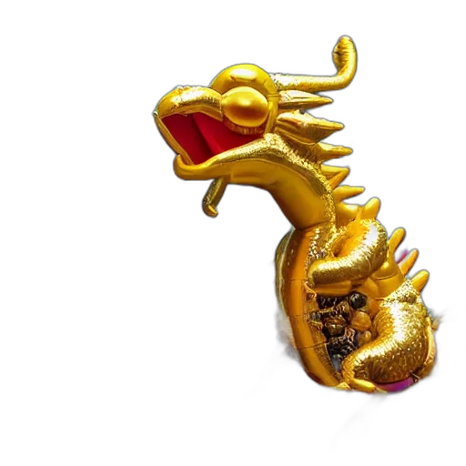 dragon, jewelry, crown, staff transparent PNG cut-out