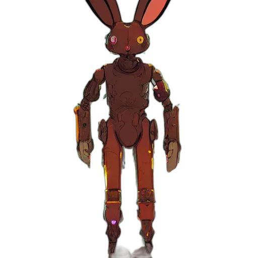 robot, creature, animal, mask, concept art, pixel art, 3d render, fantasy art transparent PNG cut-out