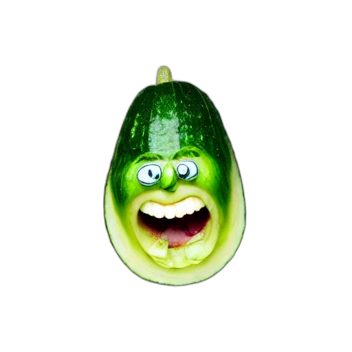 food, creature, animal, face, 3d render, photorealistic, concept art, pixel art transparent PNG cut-out
