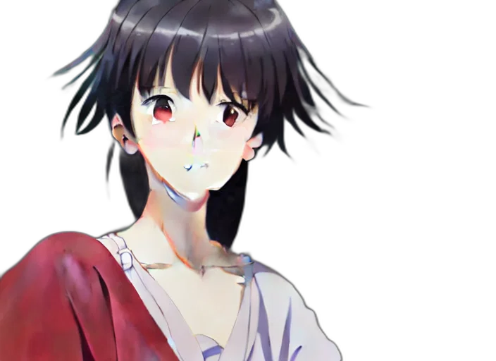 face, mask, dress, anime, photorealistic, concept art, cartoon, red transparent PNG cut-out