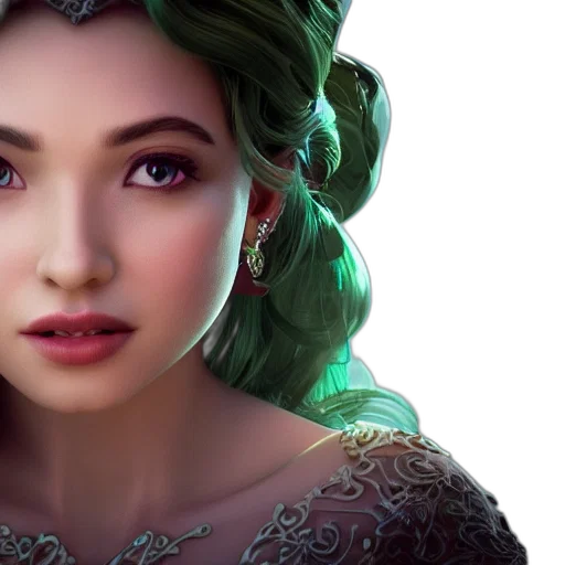 fantasy art, photorealistic, concept art, 3d render transparent PNG cut-out
