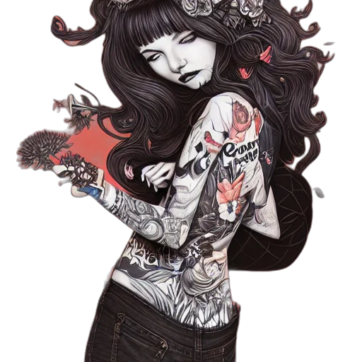 fantasy art, concept art, comic book art, cartoon transparent PNG cut-out