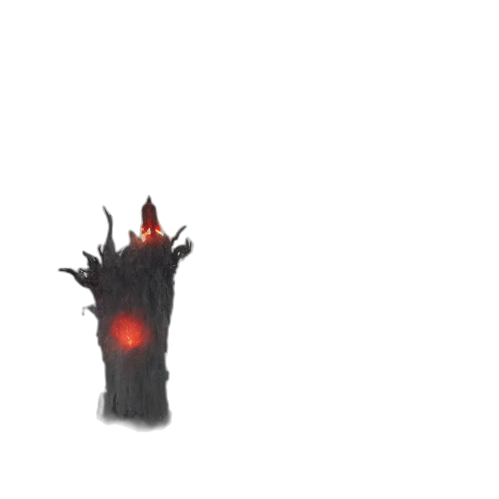 crown, staff, mask, creature transparent PNG cut-out