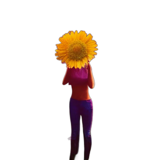 flower, crown, hat, dress, 3d render, concept art, pixel art, photorealistic transparent PNG cut-out