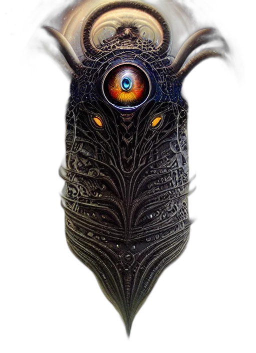 mask, creature, dragon, crown transparent PNG cut-out