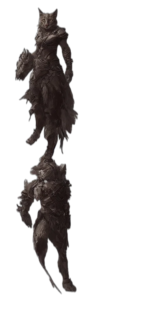staff, creature, sword, weapon, concept art, fantasy art, 3d render, pixel art transparent PNG cut-out