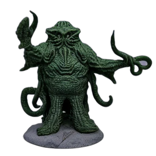 creature, concept art, 3d render, cthulhu transparent PNG cut-out