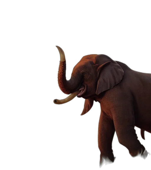 animal, creature, staff, 3d render transparent PNG cut-out