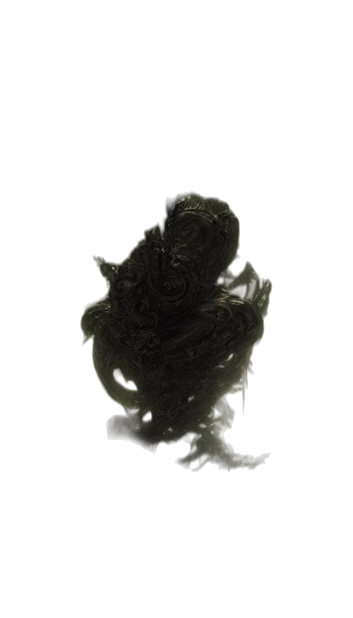 hair, creature, crown, mask, 3d render, concept art, photorealistic, fantasy art transparent PNG cut-out