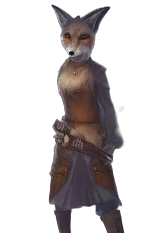 staff, dress, mask, animal, concept art, fantasy art, watercolor, pixel art transparent PNG cut-out