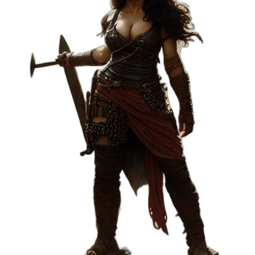 sword, staff, weapon, concept art, fantasy art, 3d render, comic book art, portrait transparent PNG cut-out