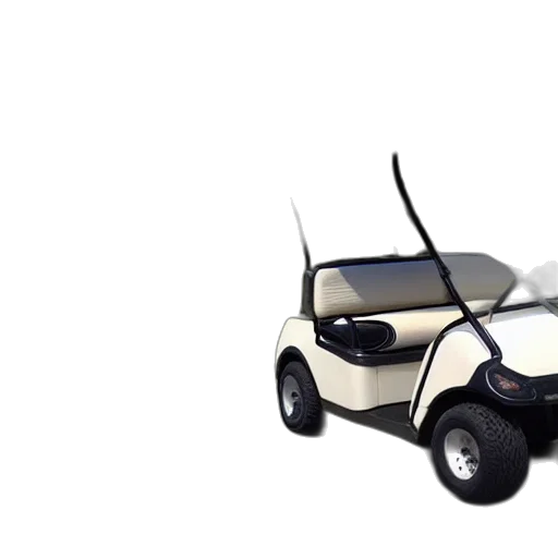 car, robot, weapon, 3d render, concept art, photorealistic, scene, golf transparent PNG cut-out