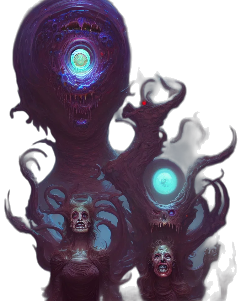 creature, mask, robot, concept art transparent PNG cut-out