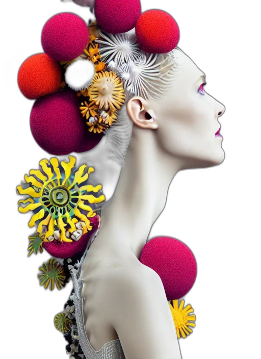 jewelry, crown, flower, hair transparent PNG cut-out